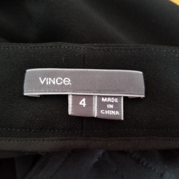Vince Ankle Zip Black Pants, Size 4 - Picture 7 of 8